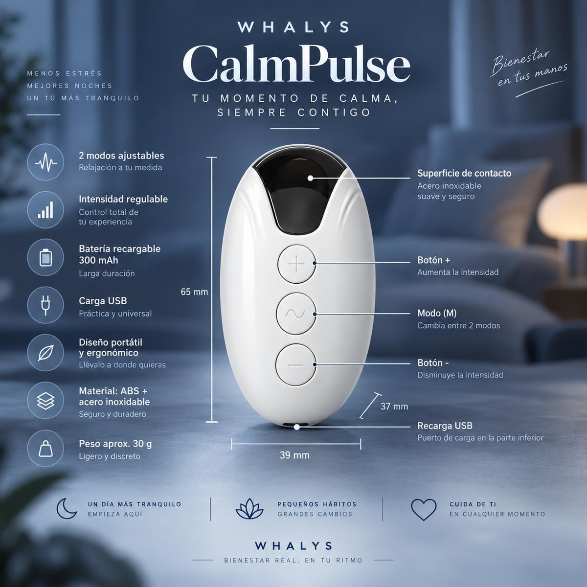 CalmPulse - Dispositivo de Relajación
