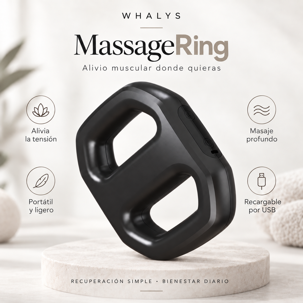 MassageRing — Menos tensión, Más bienestar