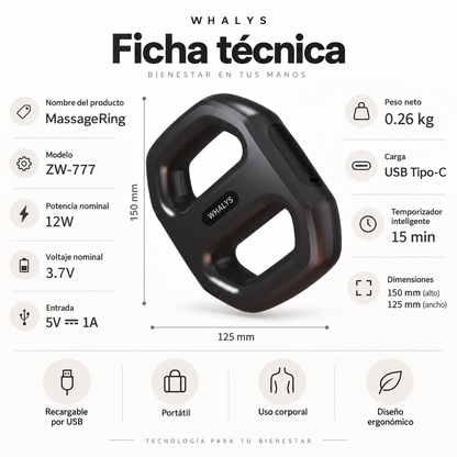 MassageRing — Menos tensión, Más bienestar